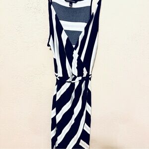 41 Hawthorn Striped Sleeveless Dress size Large EUC
